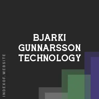 Bjarki Gunnarsson Technology | Indexof