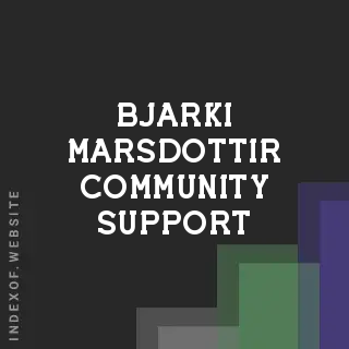 Bjarki Marsdottir Community Support | Indexof