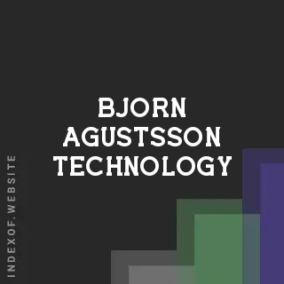 Bjorn Agustsson Technology | Indexof
