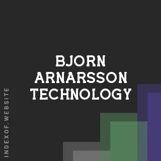 Bjorn Arnarsson Technology | Indexof