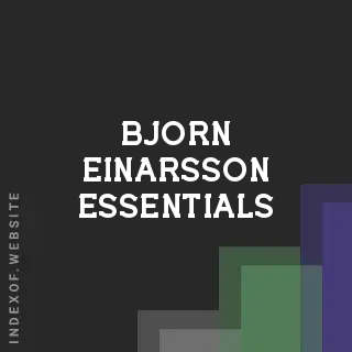 Bjorn Einarsson Essentials | Indexof