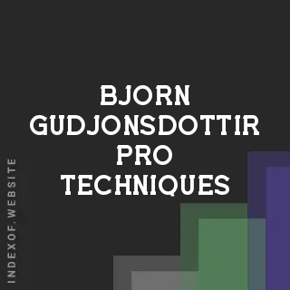 Bjorn Gudjonsdottir Pro Techniques | Indexof