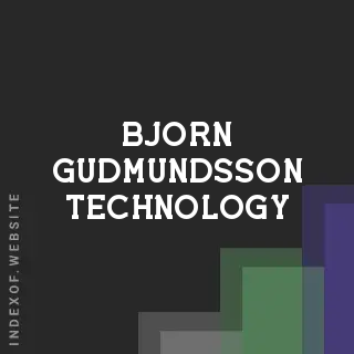 Bjorn Gudmundsson Technology | Indexof