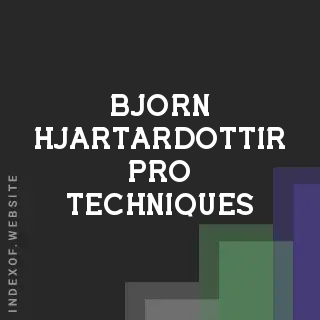 Bjorn Hjartardottir Pro Techniques | Indexof