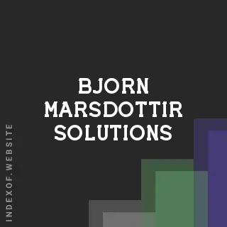 Bjorn Marsdottir Solutions | Indexof