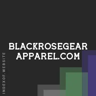 blackrosegear-apparel.com by Safia Milon site -  Indexof