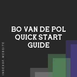 Bo van de Pol Quick Start Guide | Indexof