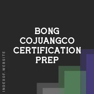 Bong Cojuangco Certification Prep | Indexof