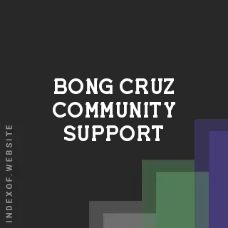 Bong Cruz Community Support | Indexof