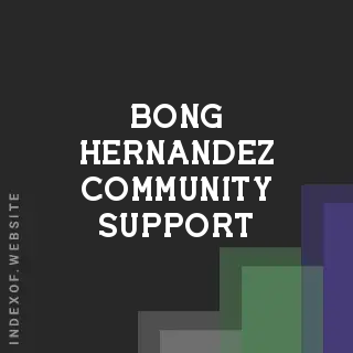 Bong Hernandez Community Support | Indexof