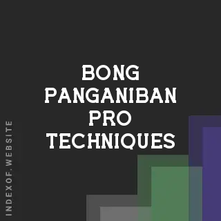 Bong Panganiban Pro Techniques | Indexof