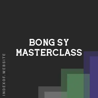 Bong Sy Masterclass | Indexof