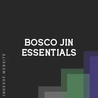 Bosco Jin Essentials | Indexof