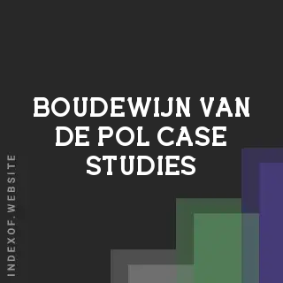 Boudewijn van de Pol Case Studies | Indexof