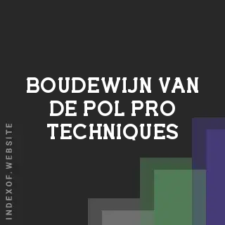 Boudewijn van de Pol Pro Techniques | Indexof