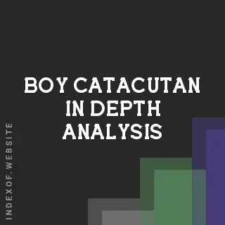Boy Catacutan In-Depth Analysis | Indexof