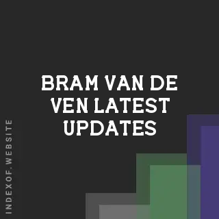 Bram van de Ven Latest Updates | Indexof