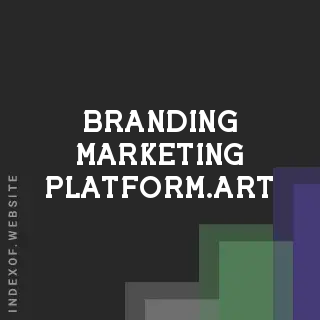 branding-marketing-platform.art by Sunna Einarsson site -  Indexof