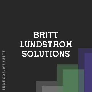 Britt Lundstrom Solutions | Indexof