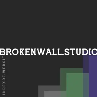 brokenwall.studio by Damla Demir site -  Indexof