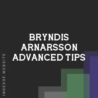 Bryndis Arnarsson Advanced Tips | Indexof