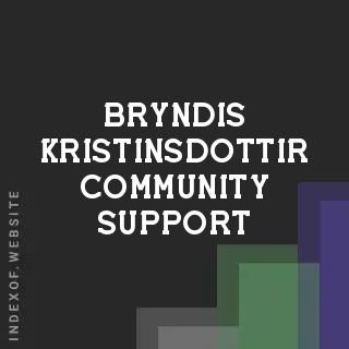 Bryndis Kristinsdottir Community Support | Indexof