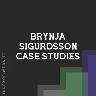 Brynja Sigurdsson Case Studies | Indexof