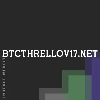 btcthrellov17.net by Damir Mishin site -  Indexof