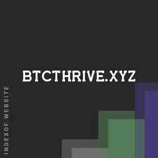 btcthrive.xyz by Kanya Sae-lee site -  Indexof