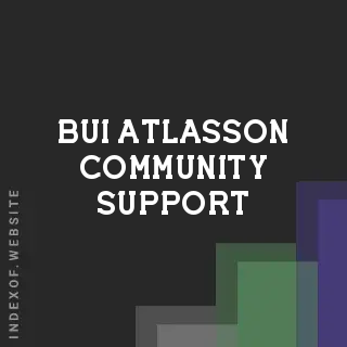 Bui Atlasson Community Support | Indexof