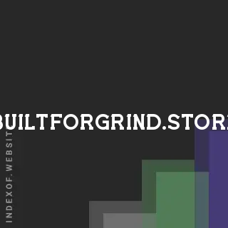 builtforgrind.store by Pasquale Pellegrini site -  Indexof