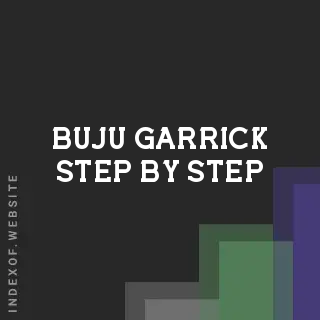 Buju Garrick Step-by-Step | Indexof