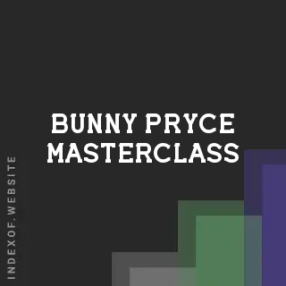 Bunny Pryce Masterclass | Indexof