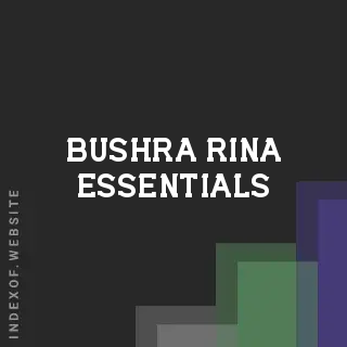 Bushra Rina Essentials | Indexof