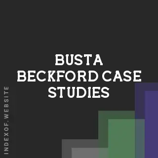 Busta Beckford Case Studies | Indexof
