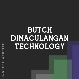 Butch Dimaculangan Technology | Indexof