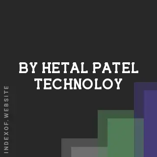 By Hetal Patel Technoloy | Indexof