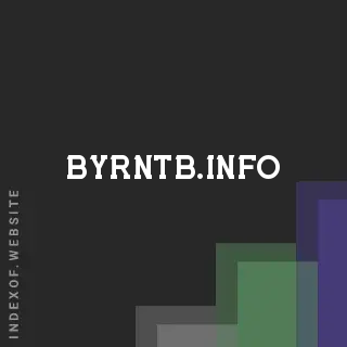 byrntb.info by Serena Brown site -  Indexof