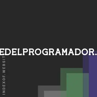 cafedelprogramador.com by Maria Pilar Parra site -  Indexof