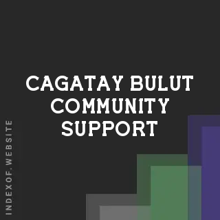 Cagatay Bulut Community Support | Indexof