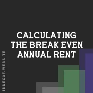 Calculating the Break-Even Annual Rent: The 2026 Buy vs. Rent Threshold