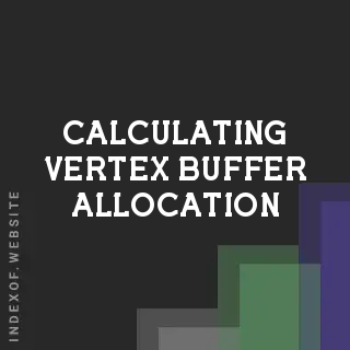 Calculating Vertex Buffer Allocation for Sierpinski Gasket in Android OpenGL ES