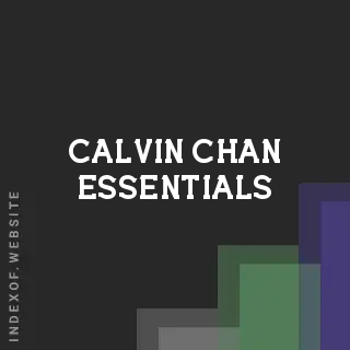 Calvin Chan Essentials | Indexof