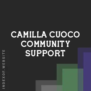 Camilla Cuoco Community Support | Indexof