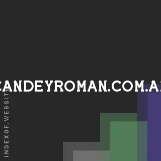candeyroman.com.ar by Tilda Soderlund site -  Indexof