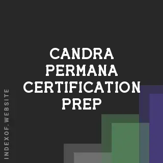 Candra Permana Certification Prep | Indexof