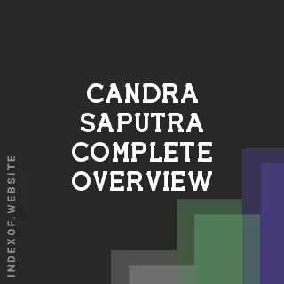 Candra Saputra Complete Overview | Indexof