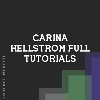 Carina Hellstrom Full Tutorials | Indexof
