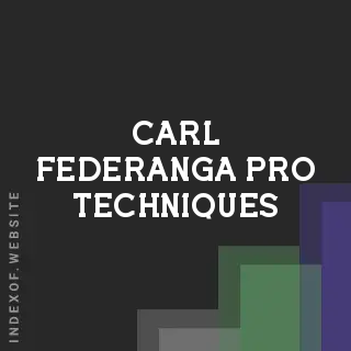 Carl Federanga Pro Techniques | Indexof