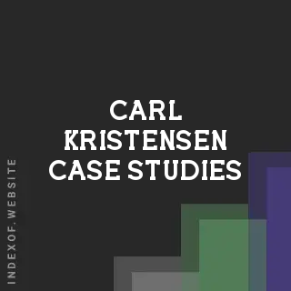 Carl Kristensen Case Studies | Indexof